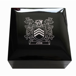 Laser Engraved Crest  Belt Box by Devanet